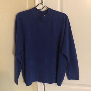 Beautiful Mock neck zipper back sweater